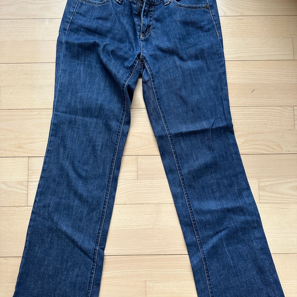 Ann Taylor Dark Blue Flare Jeans